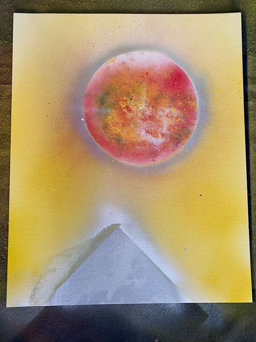 Tela artesanal Pirâmide