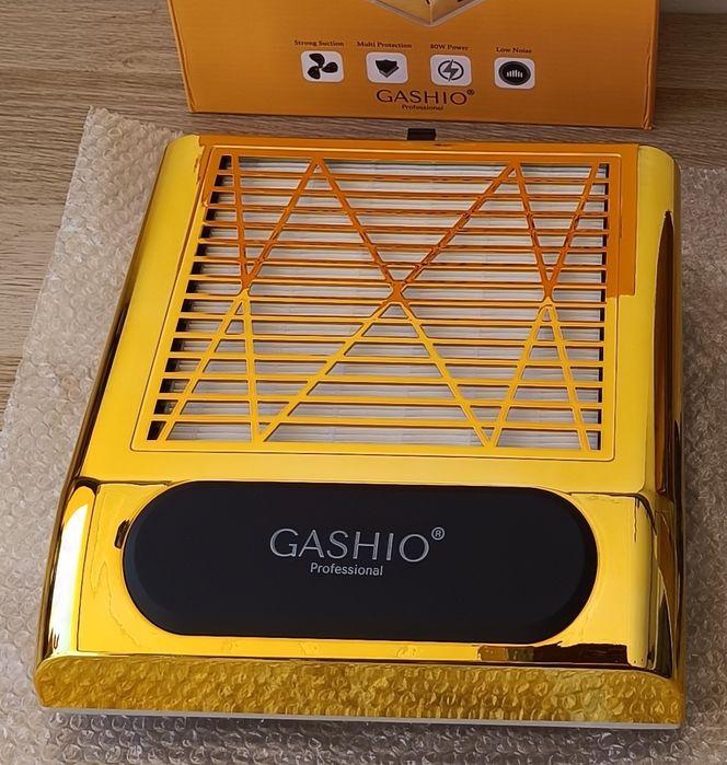 Aspirador profissional de pó para unhas  com filtro HEPA 80 W Dourado