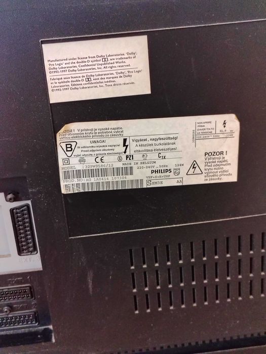 Телевизор Philips 32PW9586/12 32" CRT кинескоп + тумба под ТВ комплект ретро винтаж
