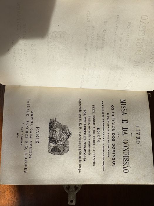 Livro da missa e da confissao 1857