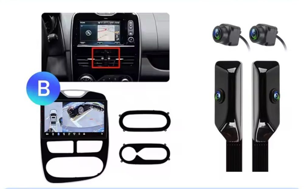 Rádio 10" android Renault Clio 2013 a 18 CARPLAY WIFI GPS 2/32GB Novo