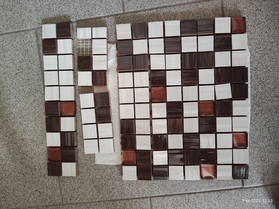 Sensa Brown mozaika 25cm x 25cm szklana
