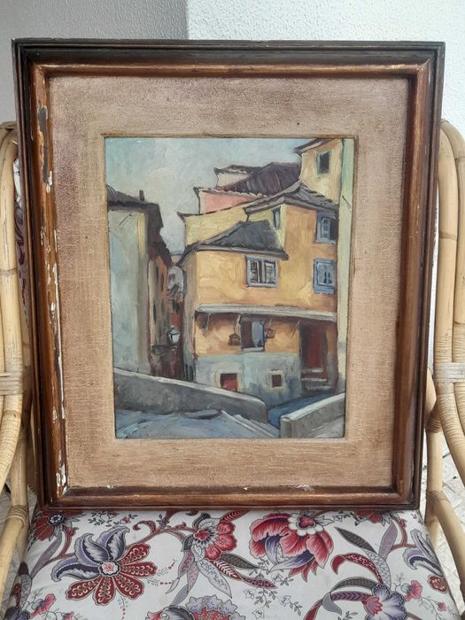 Pintura beco de alfama