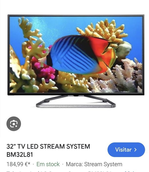 TV Led 32 Nunca usada