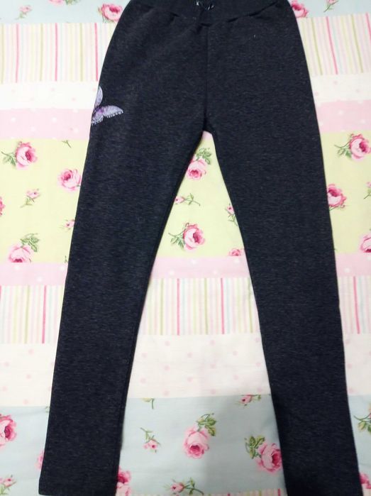 Продам теплые лосины на меху на вораст 9-11 лет