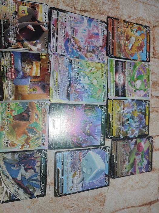 12 kart pokemon kolekcjonerskie stan dbd