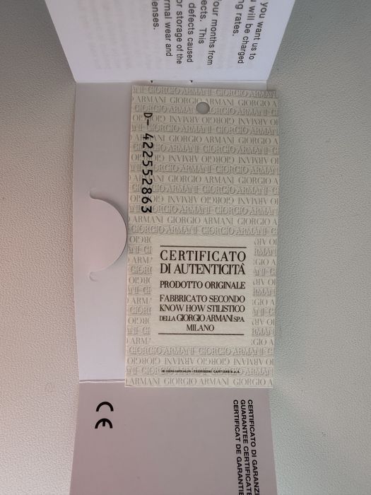 Okulary przeciwsloneczne Emporio Armani - oryginalne!