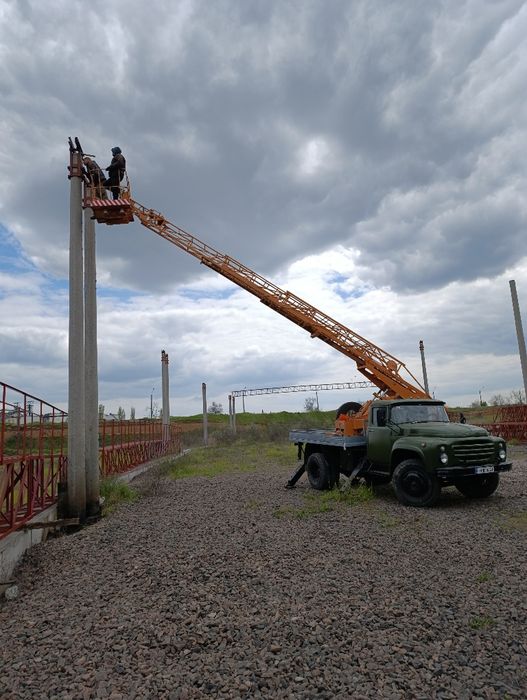 Услуги автовышки АП17, услуги автокрана 16т 21м стрела