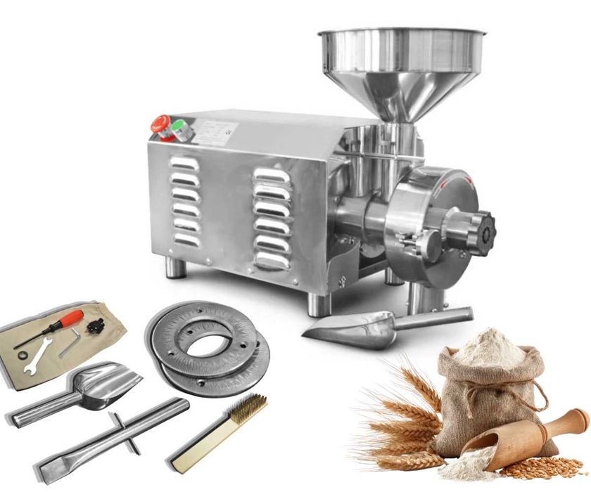 MŁYN przemysłowy MŁYNEK do ziarna, zbóż, makuchu Wydajny 30-40kg/h