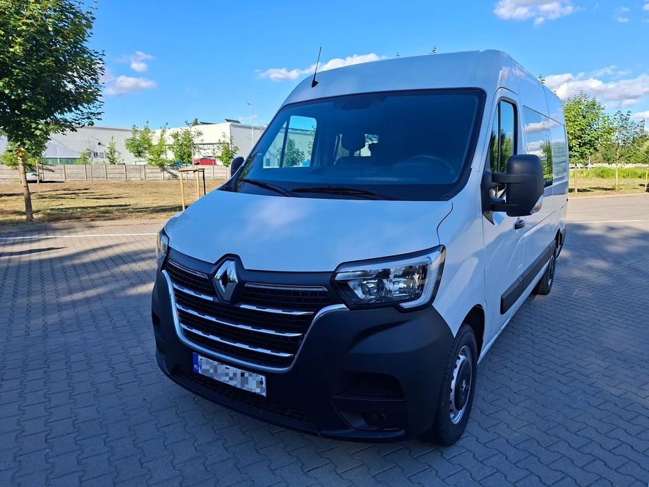 Renault Master Doka 7-osób Brygadówka Klima Tempomat
