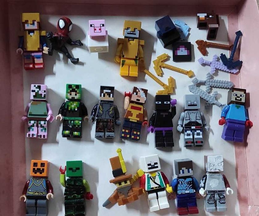 Фігурки Майнкрафт лего чоловічки (Minecraft)