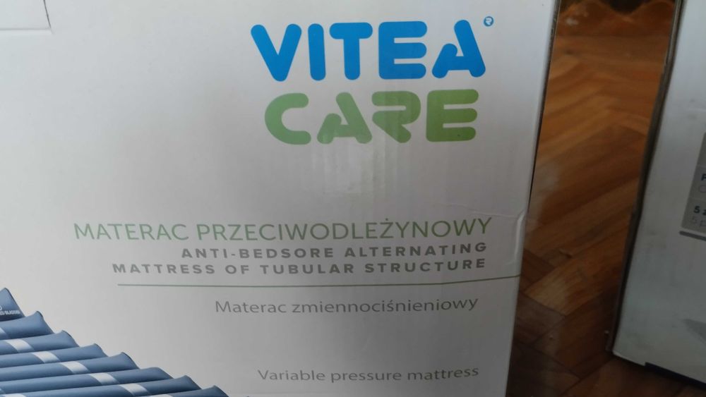 Materac przeciwodleżynowy, zmienno-ciśnieniowy. Vitea Care