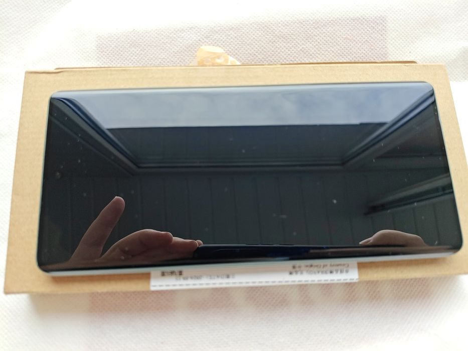 Дисплей AMOLED Realme GT 6T в зборі з сенсором і рамкою green