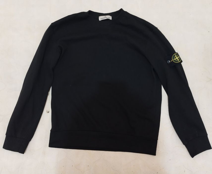Кофта Stone Island Черная / Свитшот S-M