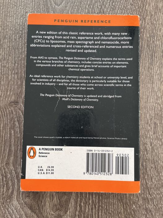 Dictionary of Chemistry , The Penguin