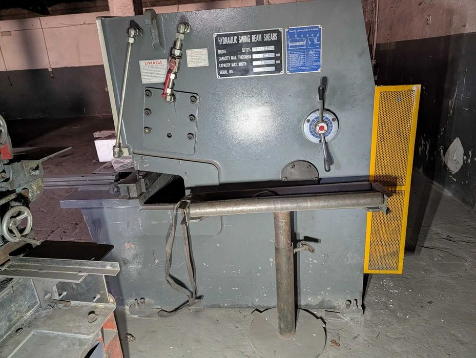 Nożyce gilotynowe Prawer QC12Y-6x3200