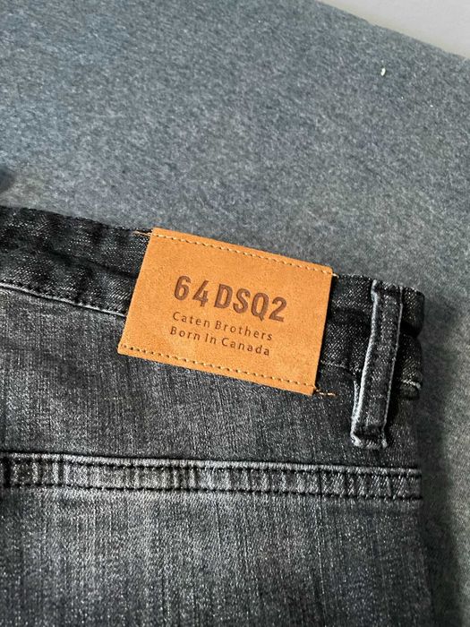 spodnie dsquared2 czarne tanio