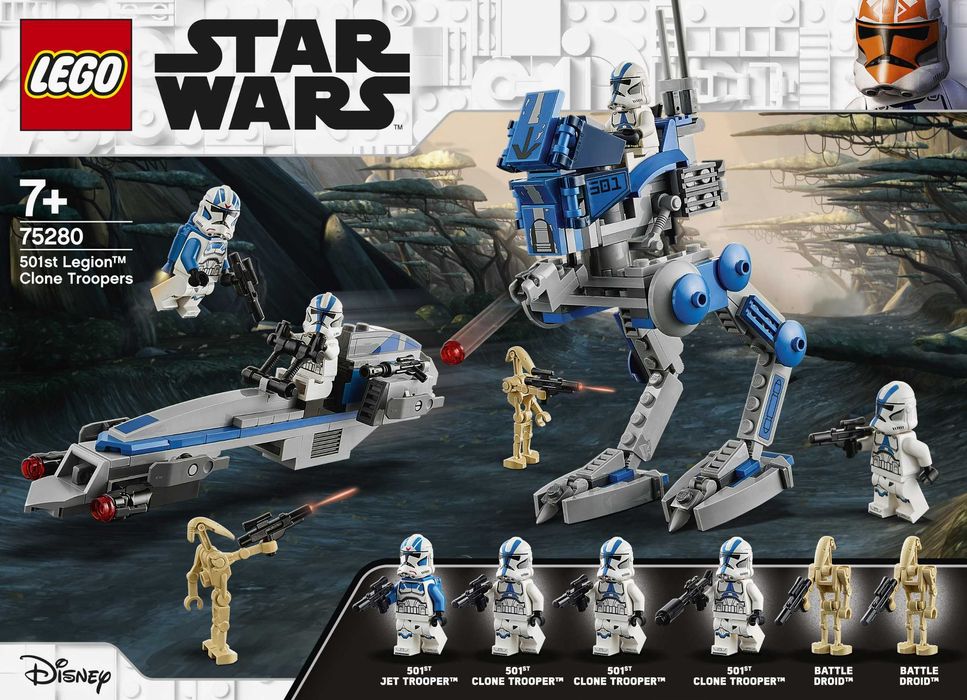 LEGO Star Wars 75280 SW 501st Legion Clone Troopers NOWY