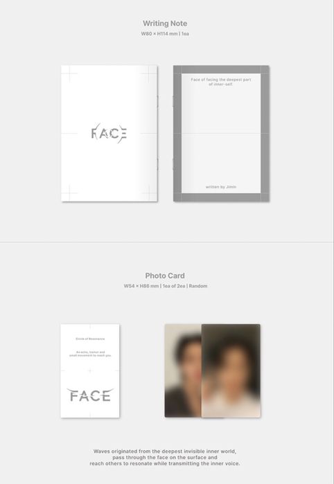 Альбом Jimin (BTS) - Face