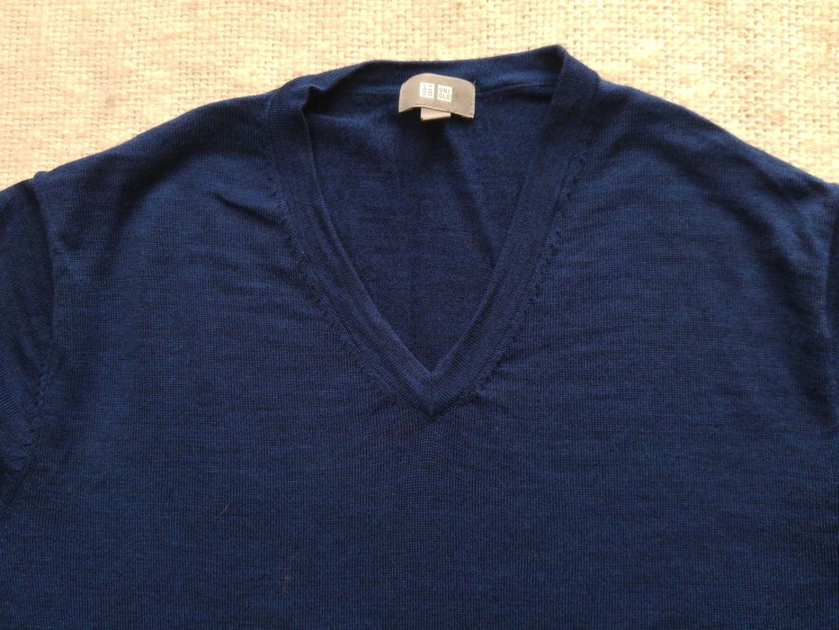 Sweter męski wełna UNIQLO
