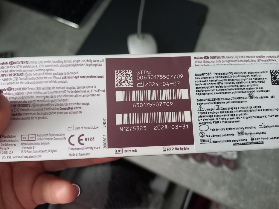 Dailies Total 1 Контактні лінзи щоденні -2.5