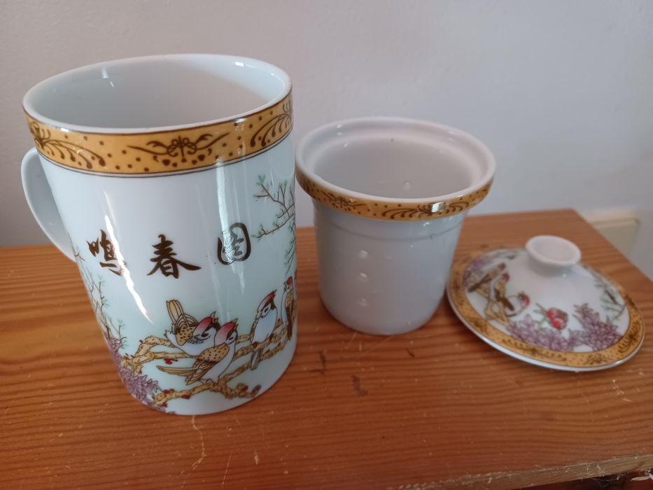Oriental-themed tea cup set64585253688323122