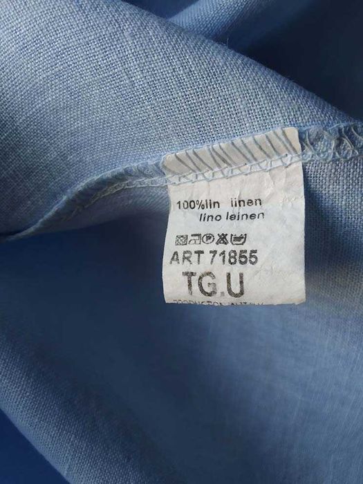 Платье Италия лен с узлом размер TG U на  48-50-52-54 льон сукня лляна