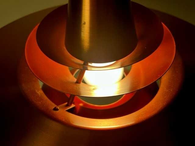 Candeeiro escandinavo T. Røste & Co. Noruega anos 60