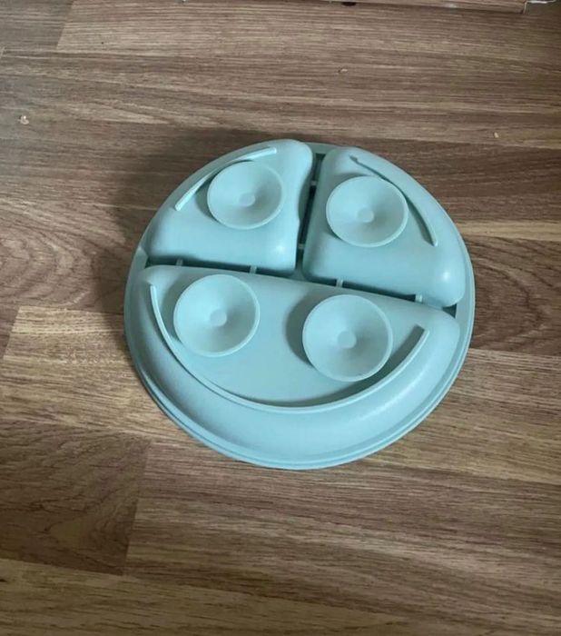Новые силиконовые детские тарелки секционные присоска дитячий посуд