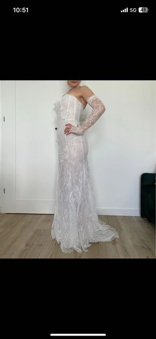 Suknia ślubna syrenka