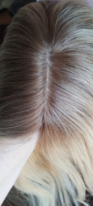 Накладка-полупарик из натуральных волос