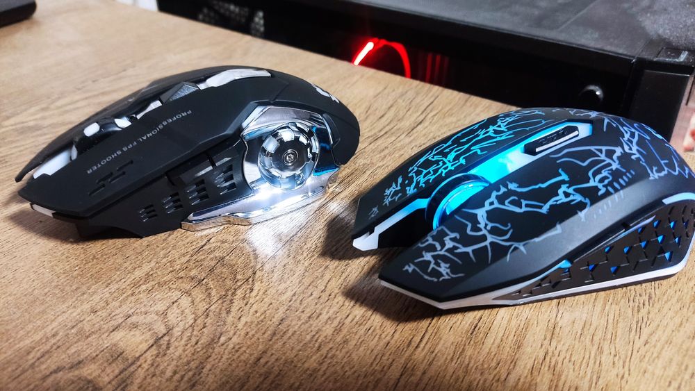 Мишка ігрова безпровідна безшумна з підсвіткою