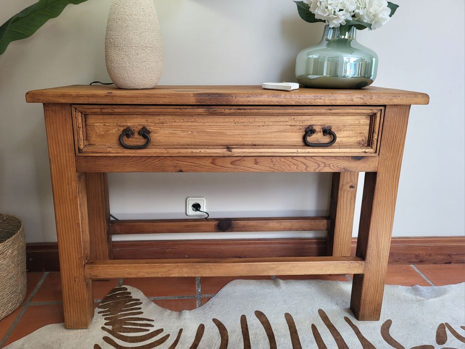 consola, aparador, mesa, mexicano, rustico