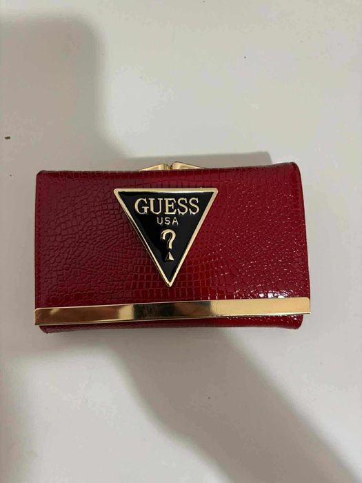 Czerwony Damski portfel nowy GUESS