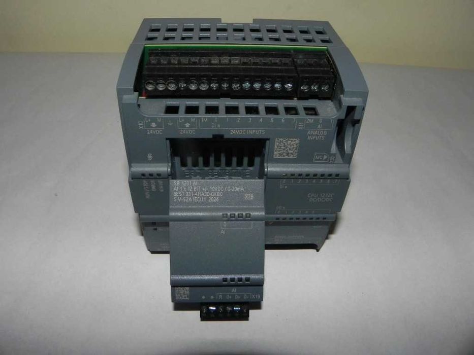 Sterownik PLC S7-1200,CPU 1212C DC/DC/DC, Płytka sygnałowa SB 123AIr