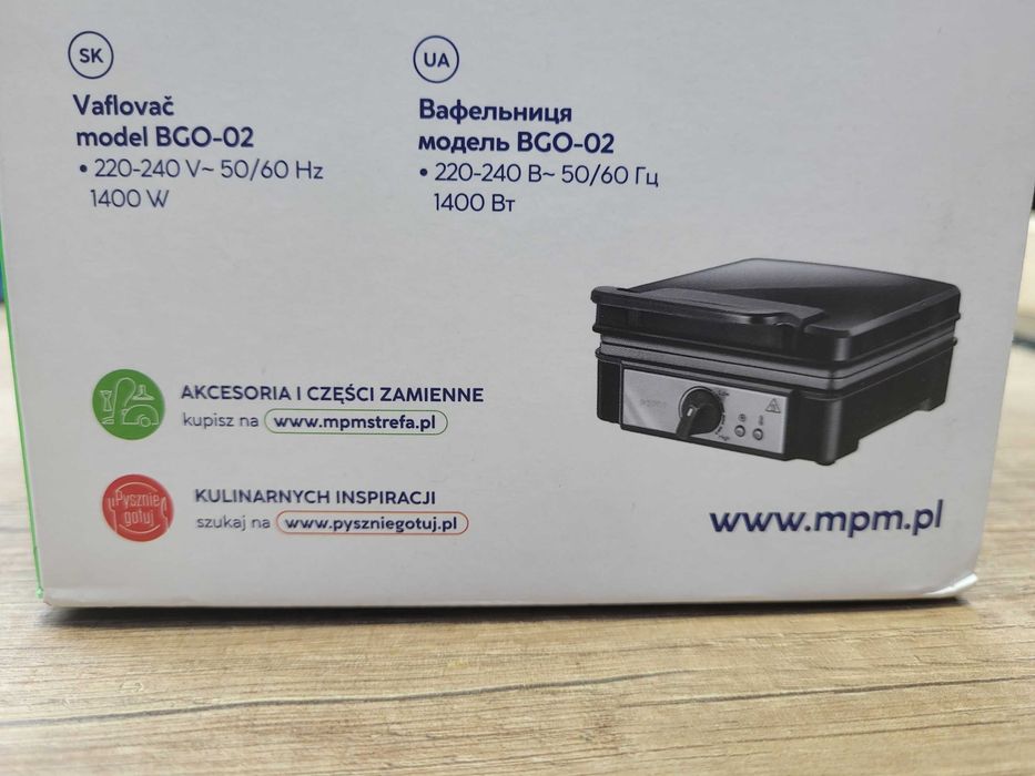 Nowa Gofrownica MPM BGO-02 1400W, Warszawa