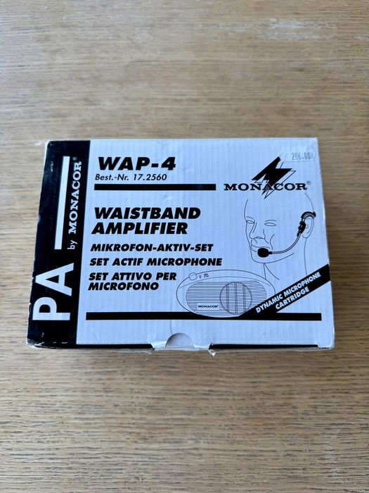 Wzmacniacz głosu Monacor WAP-4