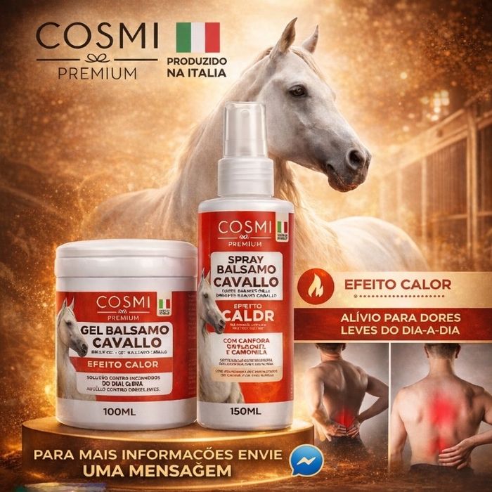 Promoção Spray Bálsamo cavallo 150ml + Gel 100ml