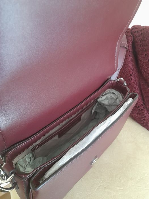 Кроссбоди от Michael kors (parker)из нат.кожи, бордо, новая