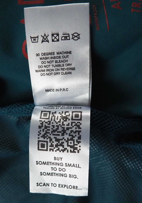 GANDYS_Teal Rainforest Waterproof Jacket__wodoodporna damska kurtka _S