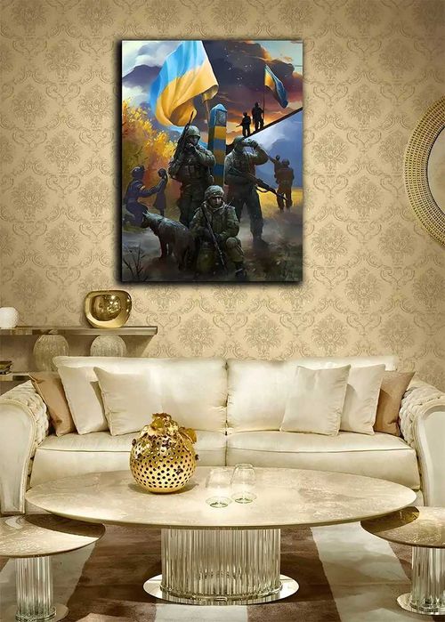 Патріотична картина - Зсу захисники України - 60х80 см