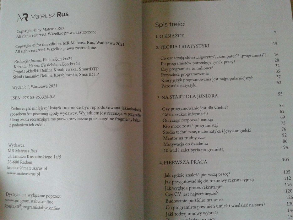 Programistą być - Mateusz Rus