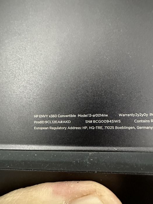 HP Envy x360 Convertible 13-ar0014nw – Ryzen 5, 8GB RAM, 512GB SSD