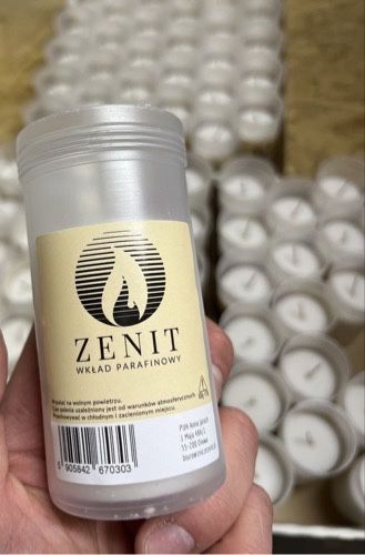 Wklad do zniczy 100g 33szt