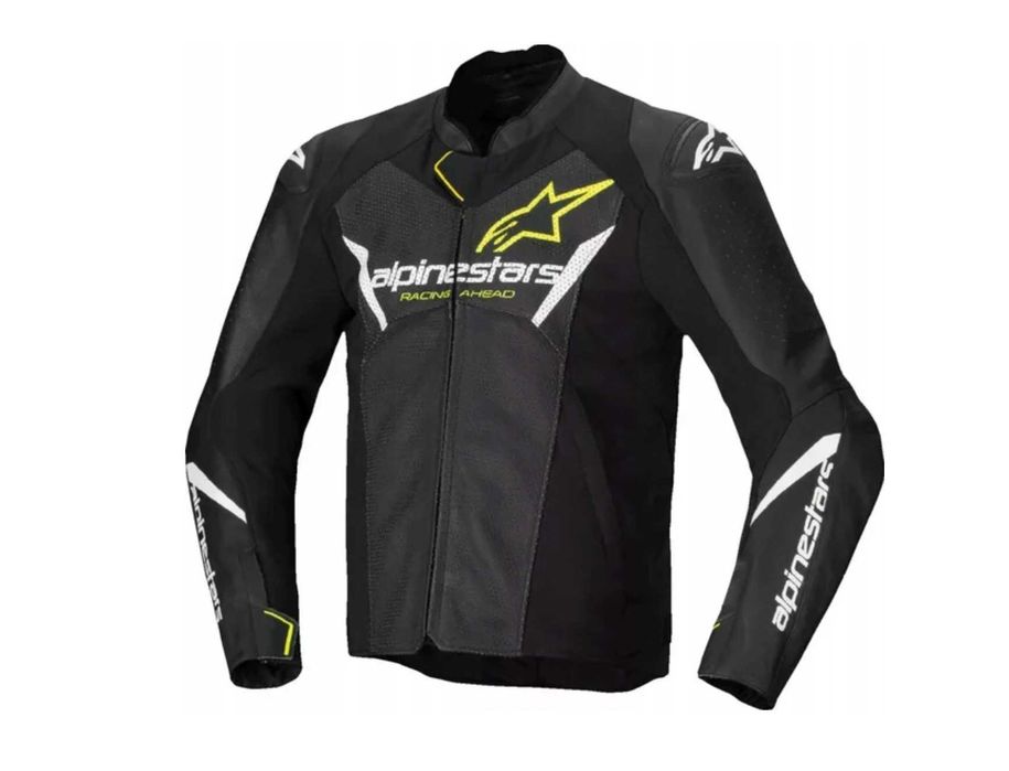 Alpinestars Faster v3 Airflow 54 JAK NOWA Kurtka skórzana motocyklowa