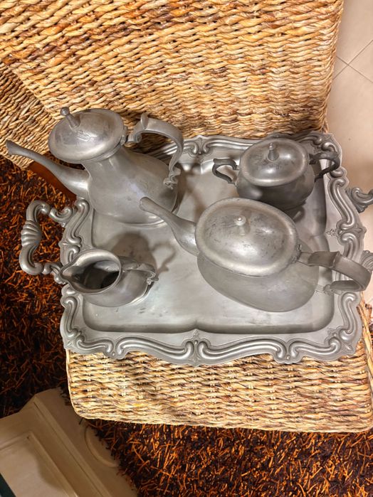 Conjunto Chá Estanho puro