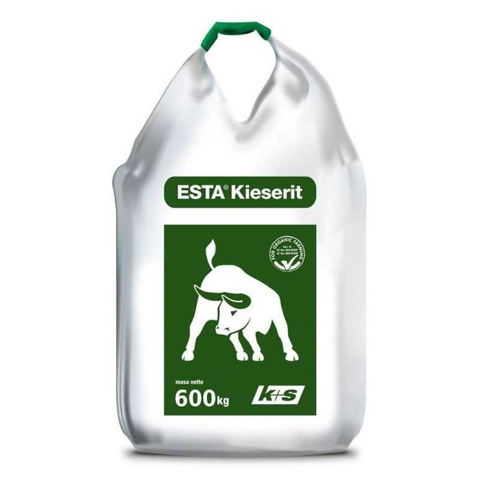 Esta Kizeryt, Kieserit oryginalny bigbag 600 kg, nawóz siarczan magnez