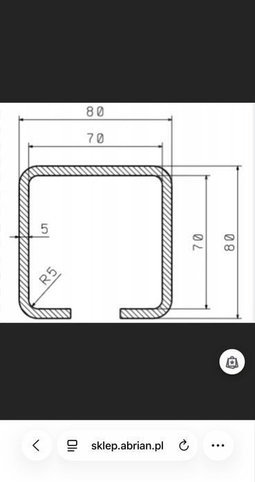 Wózek 5-Rolkowy do Bramy Przesuwnej | Profil 80x80 Udźwig 800kg OUTLET