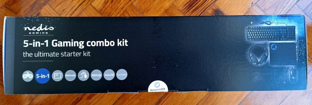 Kit Gaming 5-in-1 Nedis [NOVO]
