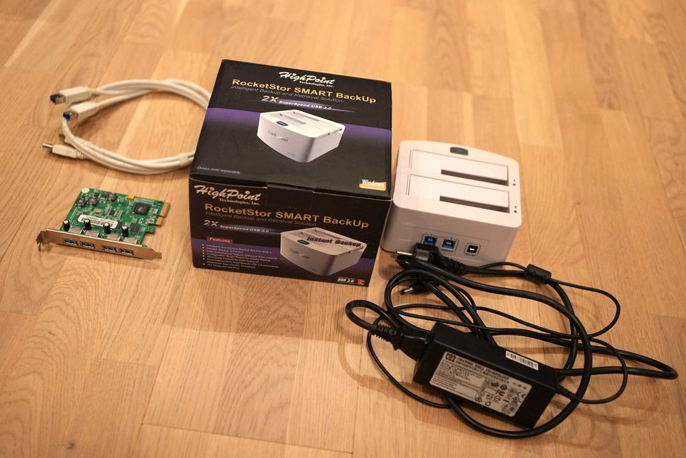 Obudowa Raid RocketStor Firmy HighPoint USB 3.0 szybki transfer raid 0